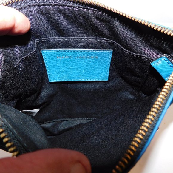 Marc‎ Jacobs Trooper Teal Blue Nylon Crossbody Bag - Picture 6 of 6